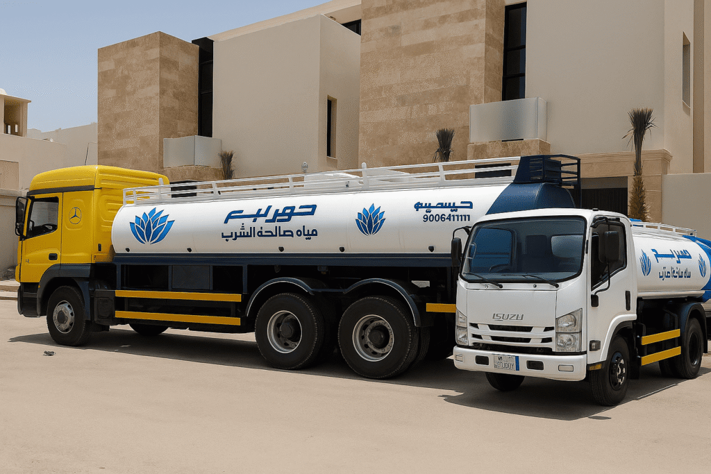 صهريج مياه 18 طن و 6 طن بالرياض